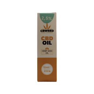 Aceite de CBD con base de cañamo 2,5%