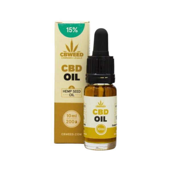 Aceite de CBD 15% aceite base cáñamo